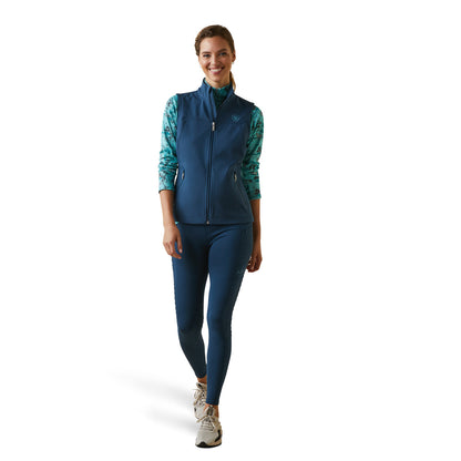 Ariat Women New Team Deep Petroleum Softshell Vest 10043466