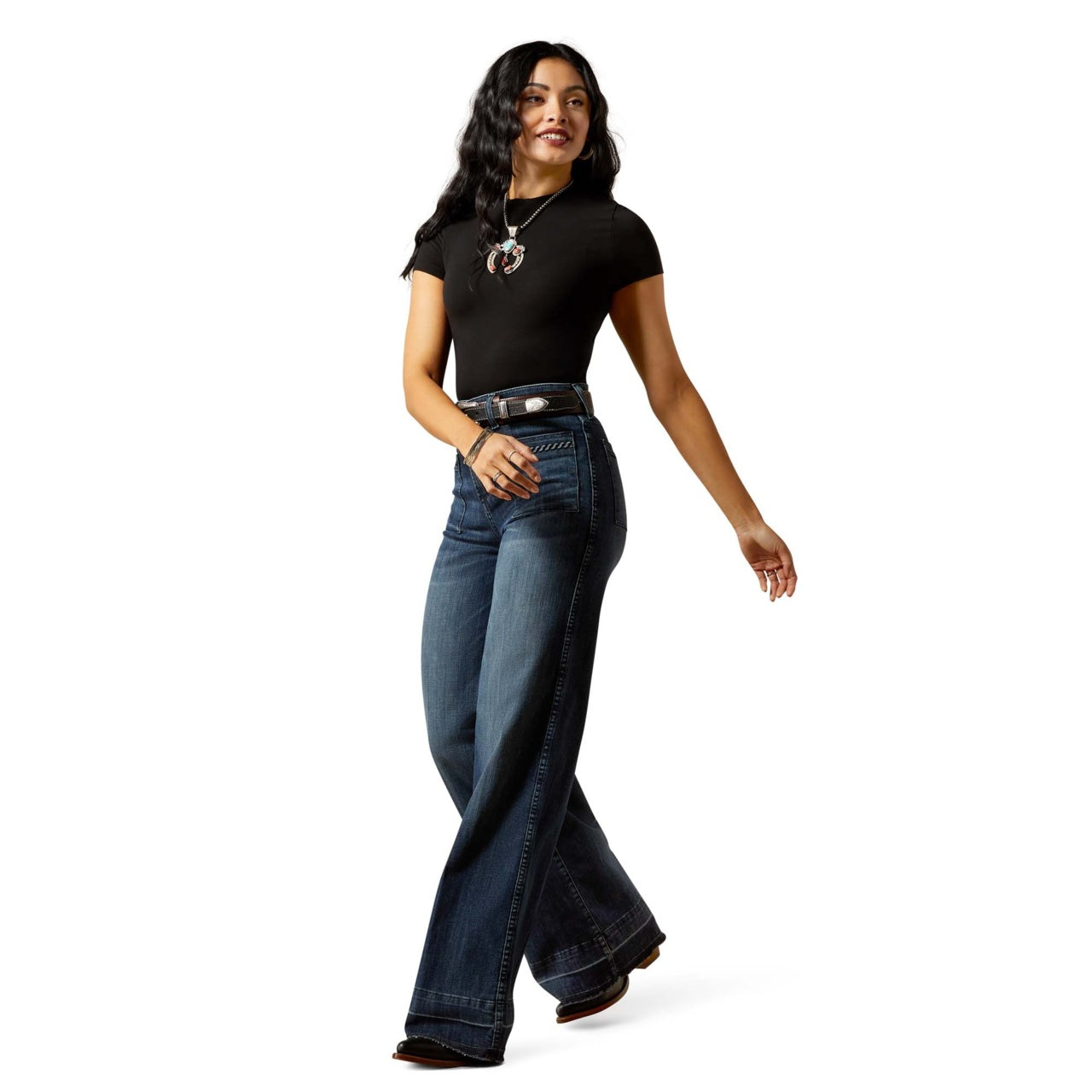 Ariat WMN Ultra High Rise Jill Wide Leg Jean 10065915