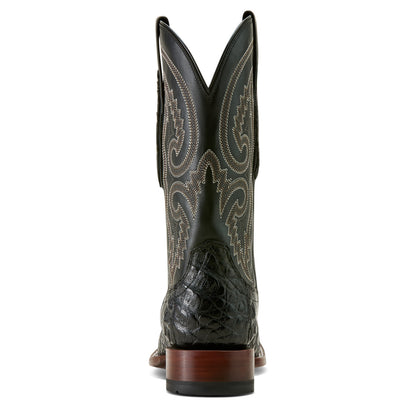 Ariat Men Classic Callen Caiman Wide Square Toe Western Boot 10063772