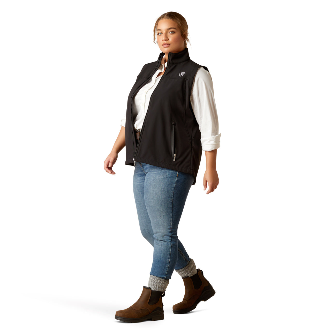 Ariat Women New Team Black Softshell Vest 10020762