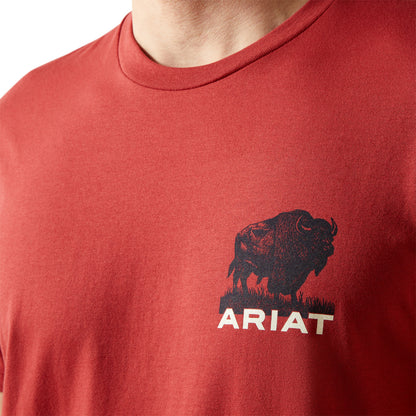 Ariat Men Buffalo Flag SS T-Shirt 10065897