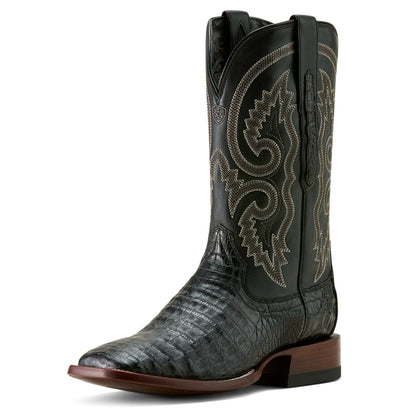 Ariat Men Classic Callen Caiman Wide Square Toe Western Boot 10063772