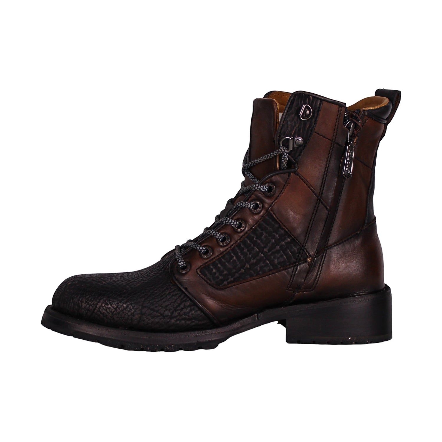 Cuadra Men Shark 3V05TI Black Military Shoe
