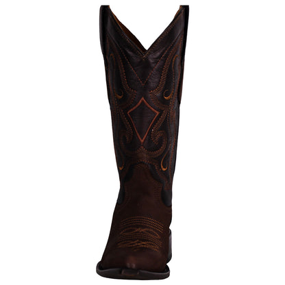 Cerrito MN Cowhide Snip Toe Boot PUB091C Brown