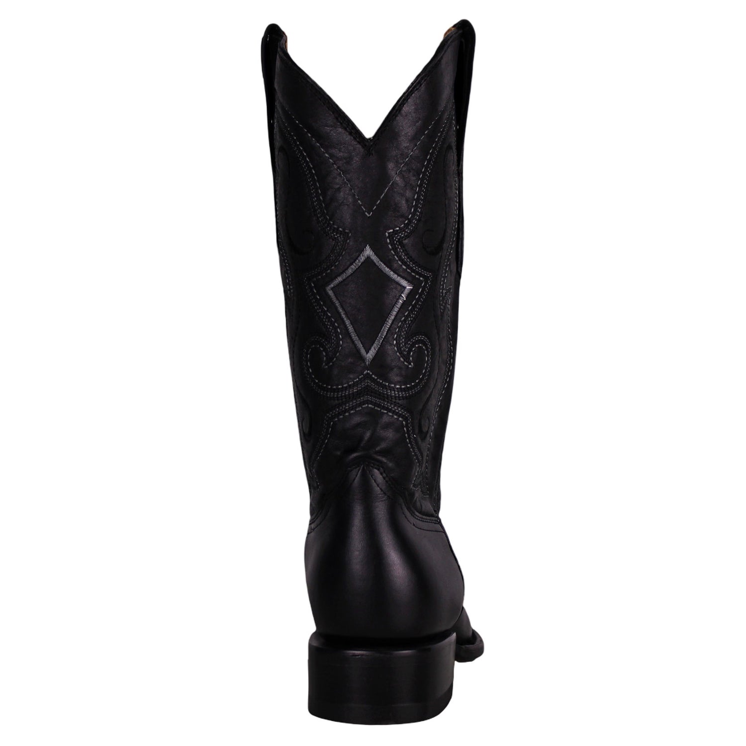 Cerrito MN Cowhide Snip Toe Boot PU010 Graso Black