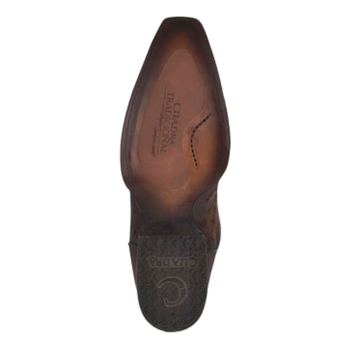 Cuadra MN Ostrich Narrow Square Toe Boot 1B2FA1 Chocolate