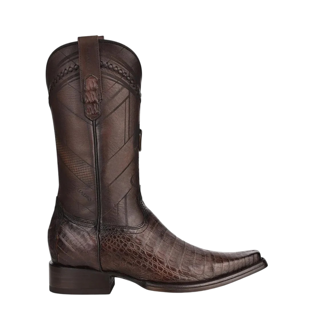 Cuadra Men Caiman Snip Toe Boots 1B2FFY Chocolate