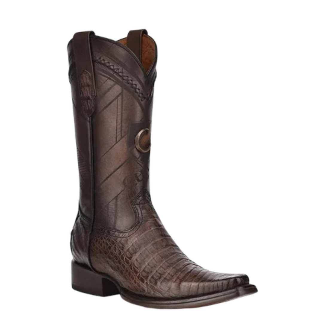 Cuadra Men Caiman Snip Toe Boots 1B2FFY Chocolate