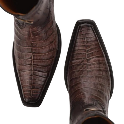 Cuadra MN Caiman Snip Toe Boots 1B2FFY Chocolate