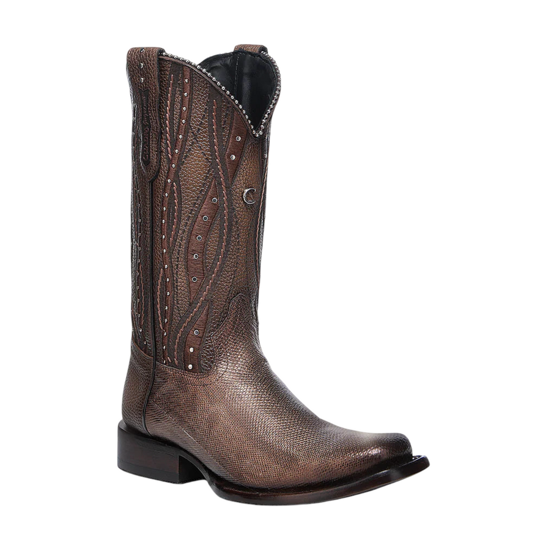 Cuadra Women Copper Karung Laser &amp; Embroidery Boots 1F3ZKA Bronze