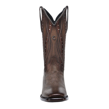 Cuadra Women Copper Karung Laser &amp; Embroidery Boots 1F3ZKA Bronze