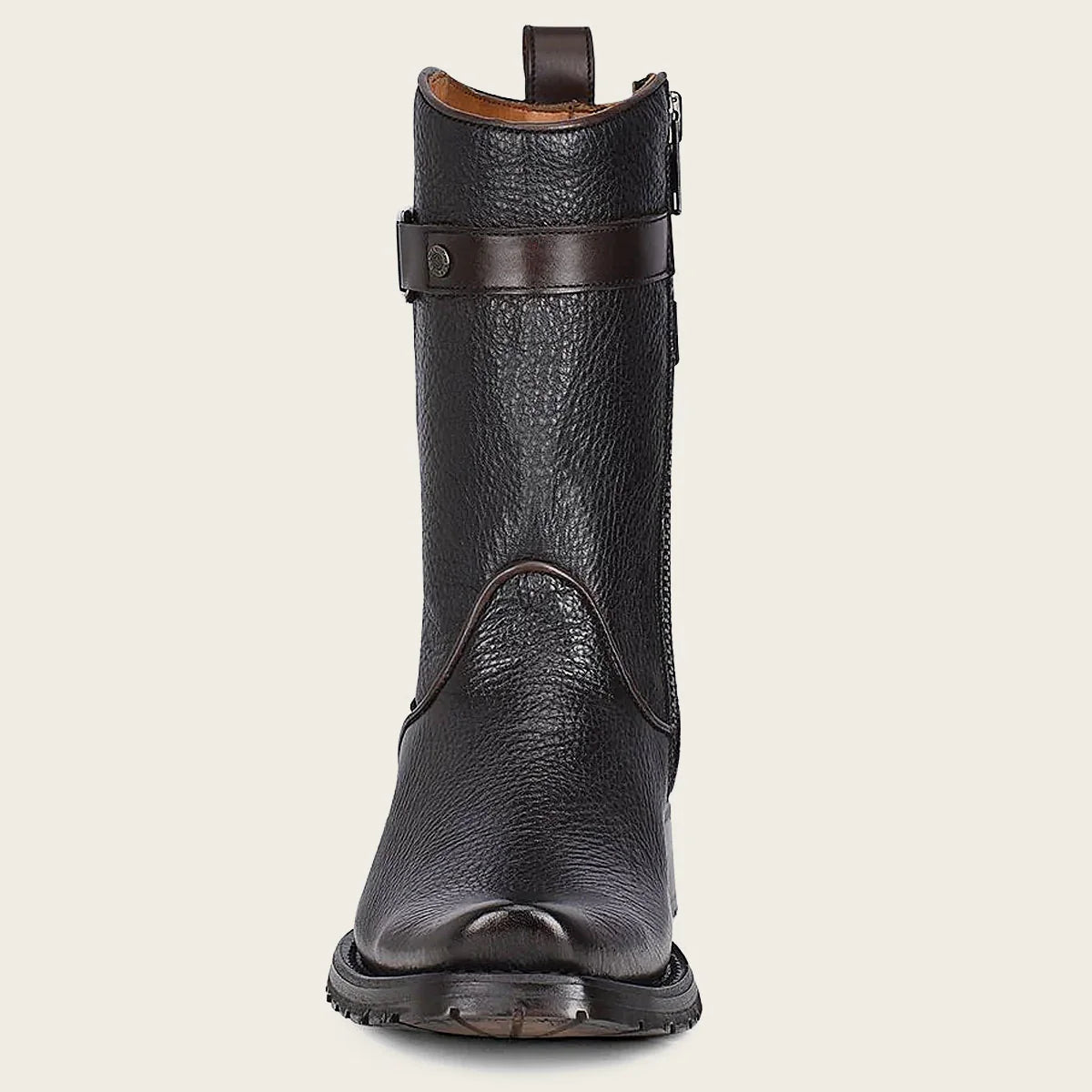 Cuadra Men's black casual leather boots