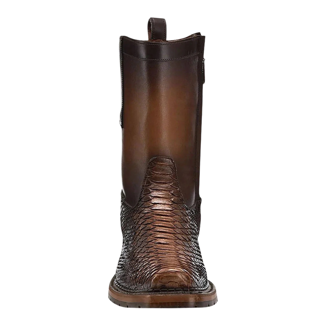 Cuadra MN Python Narrow Square Toe Boot 1J2VPH Honey