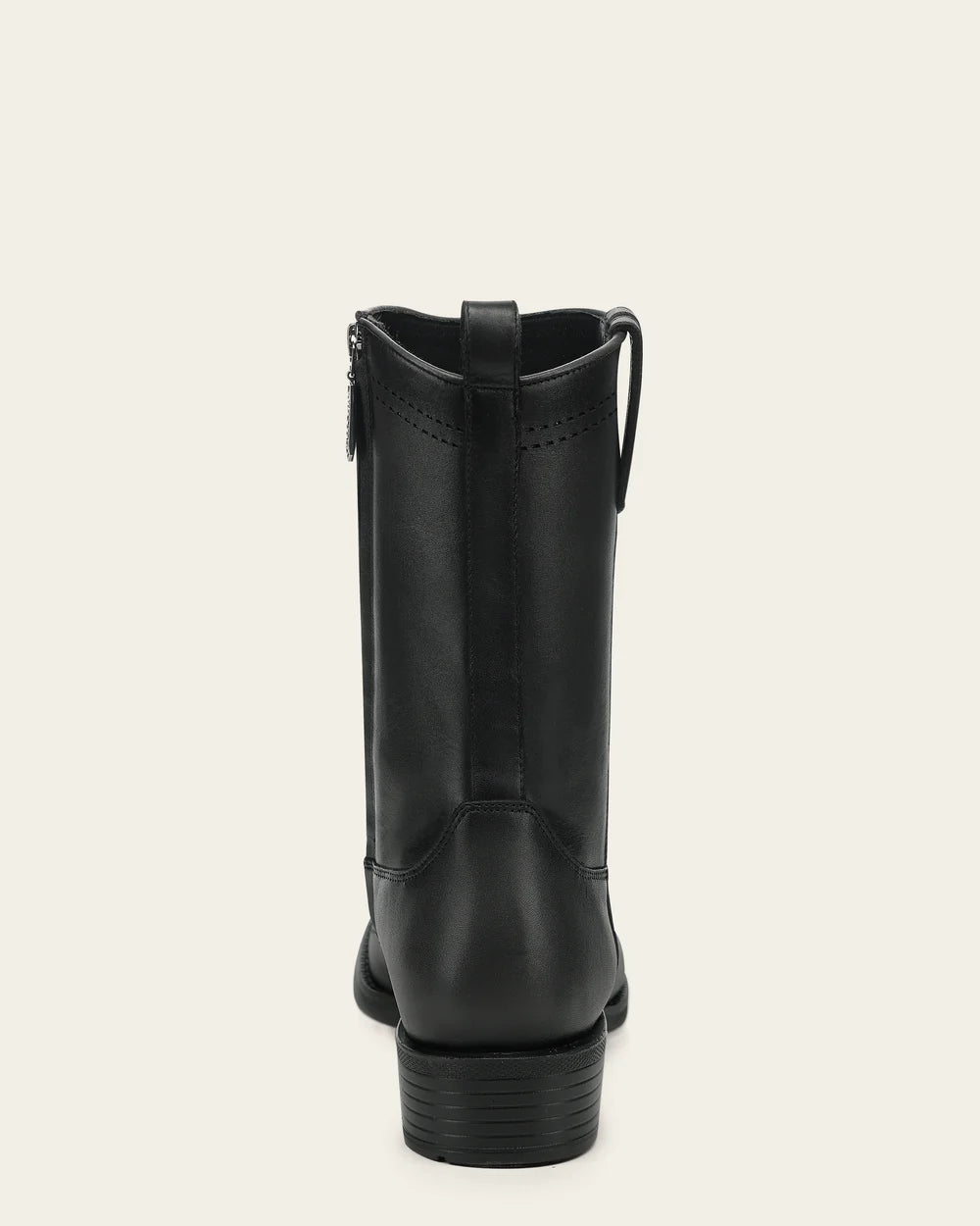 Cuadra Men Ostrich Leg Narrow Square Toe Boot 1J4JAP Black
