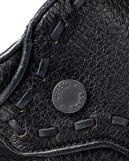 Cuadra MN Urban Engraved Zipper Narrow Sq Toe Boot 1J3NRS Black