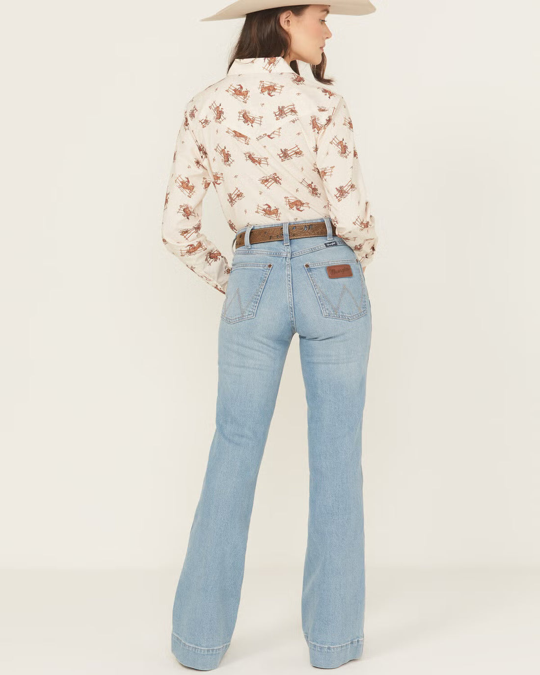Wrangler Women High Rise Trouser Jean 112364626