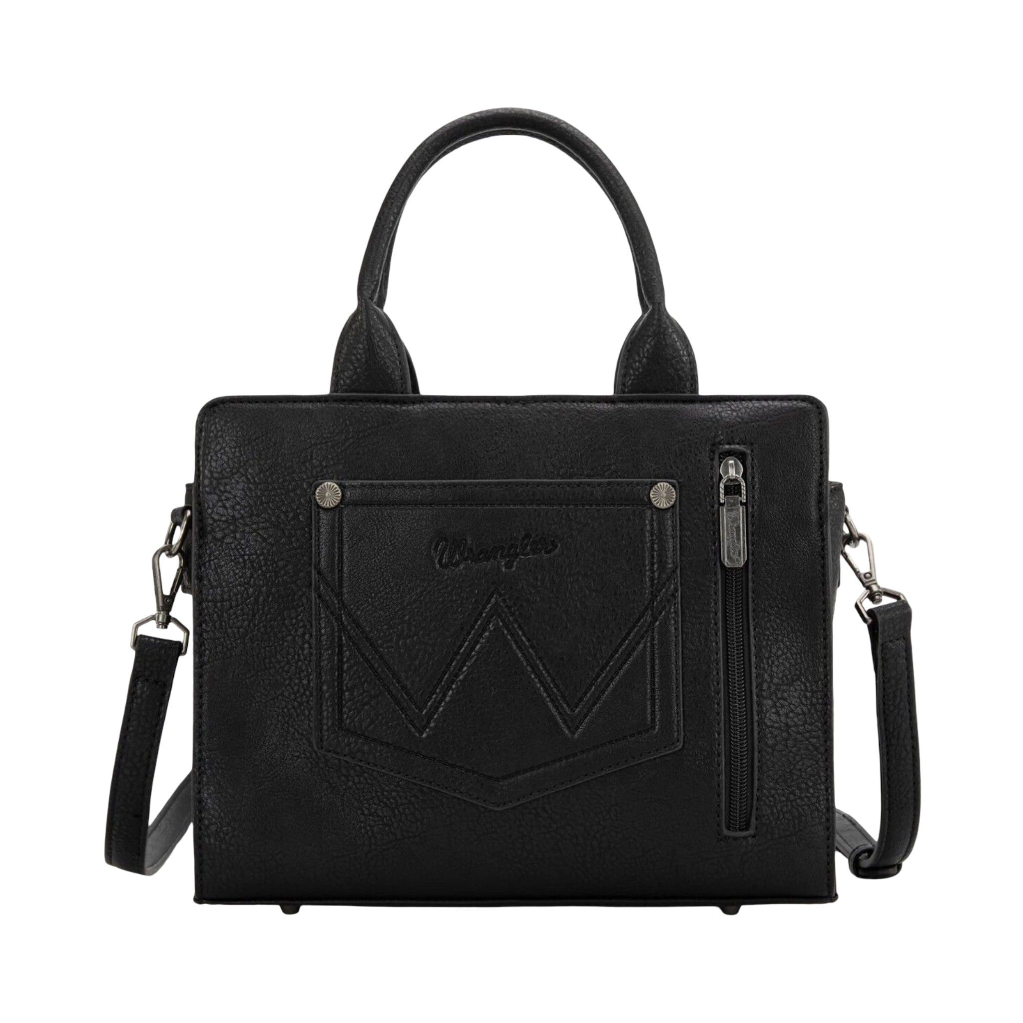 Wrangler WMN Embroidered Tote Bag WG145G-9250BK