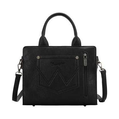 Wrangler WMN Embroidered Tote Bag WG145G-9250BK