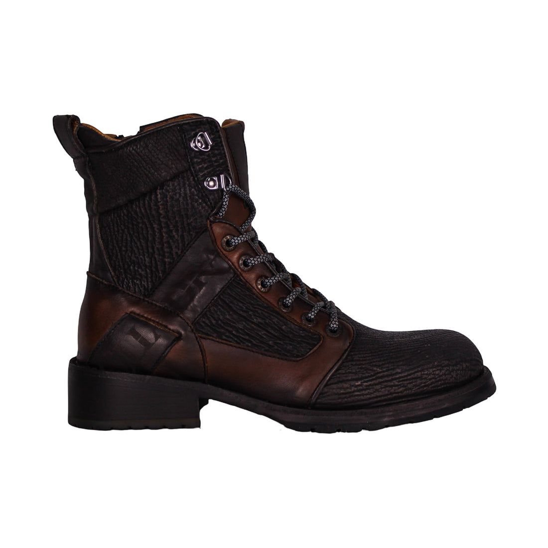 Cuadra Men Shark 3V05TI Black Military Shoe