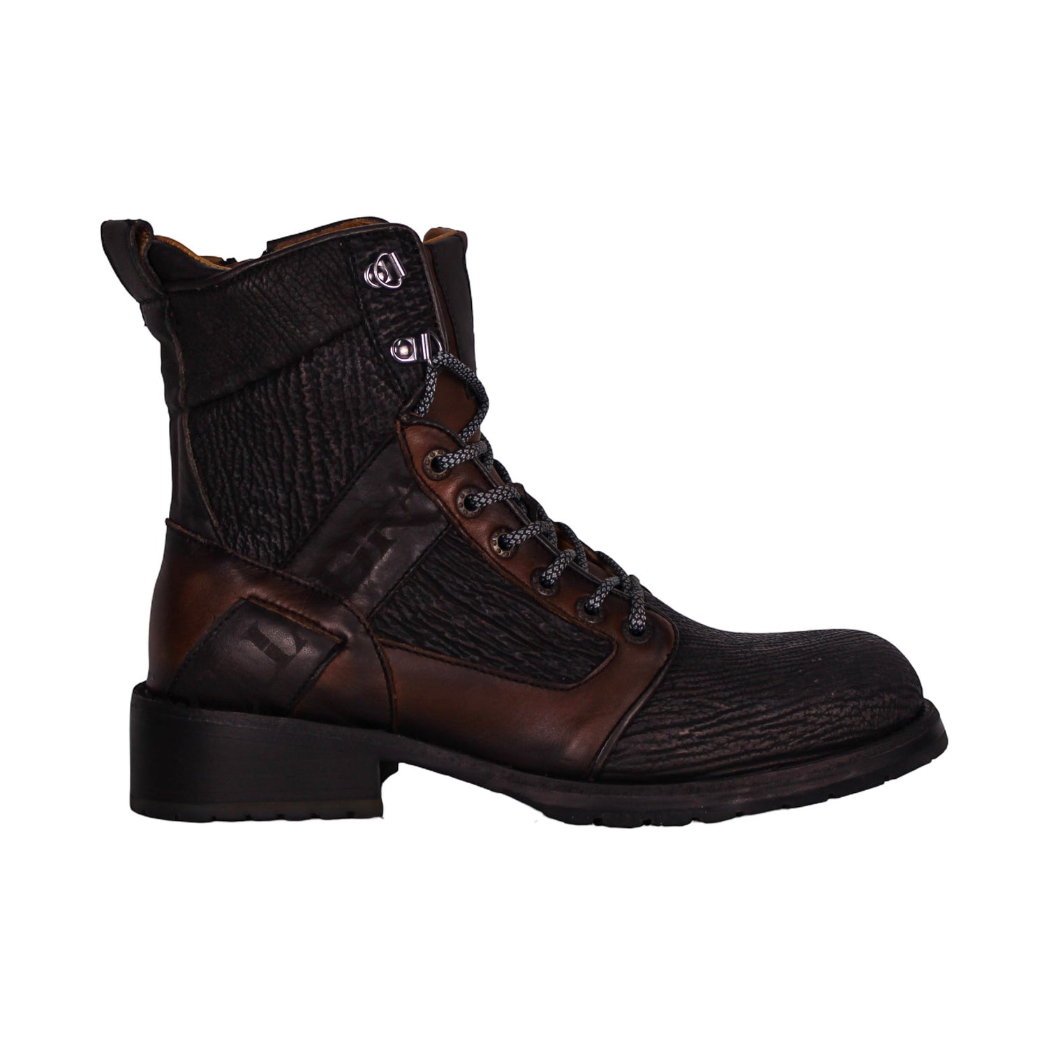 Cuadra Men Shark 3V05TI Black Military Shoe