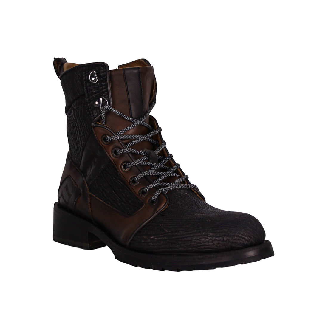 Cuadra Men Shark 3V05TI Black Military Shoe