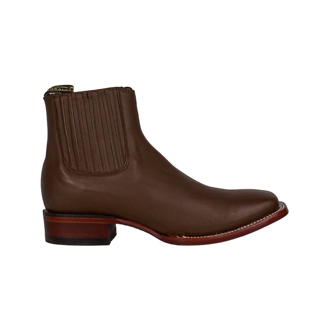 Los Altos Men Deer Light Brown 82B8307 Square Toe Ankle Boots