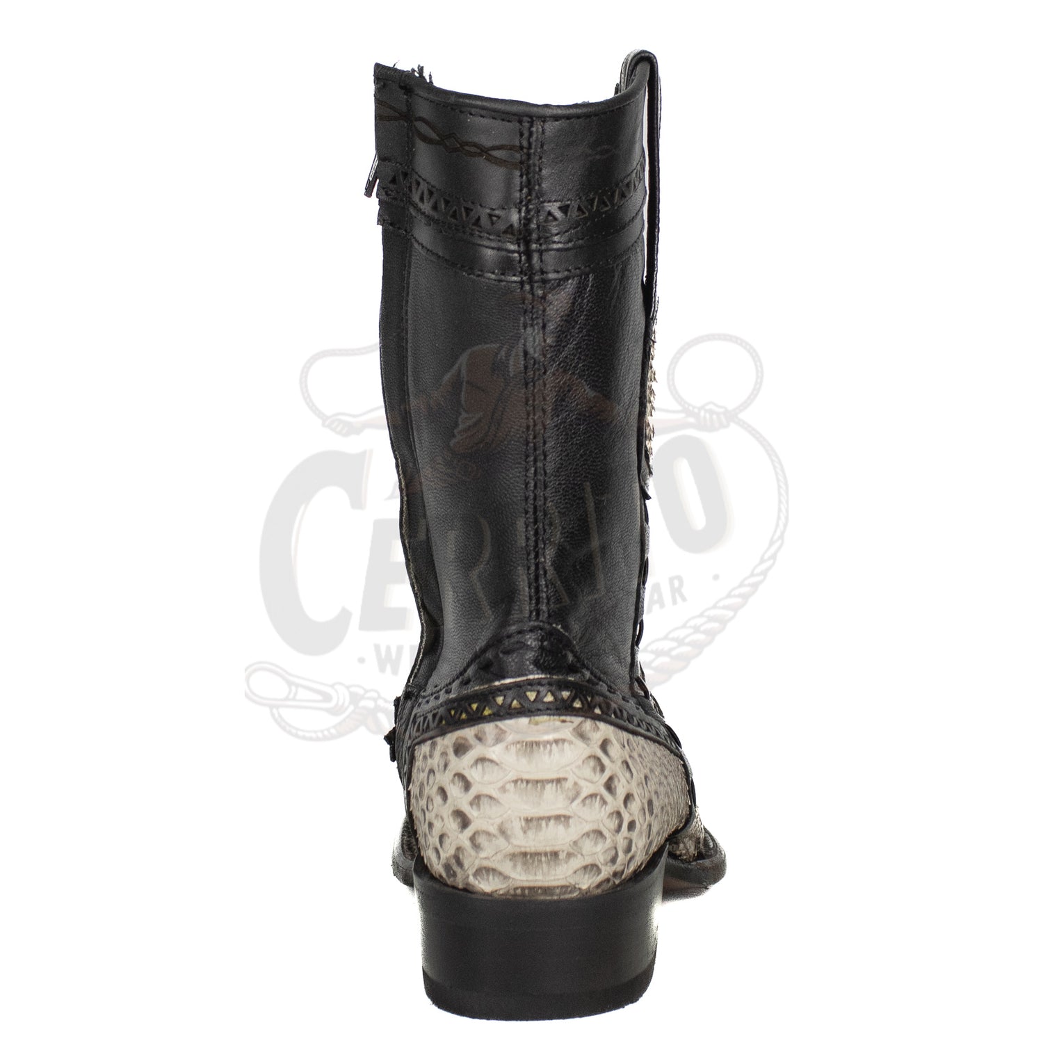 Wild West MN Natural 79B5749 Python Dubai Toe Short Boot