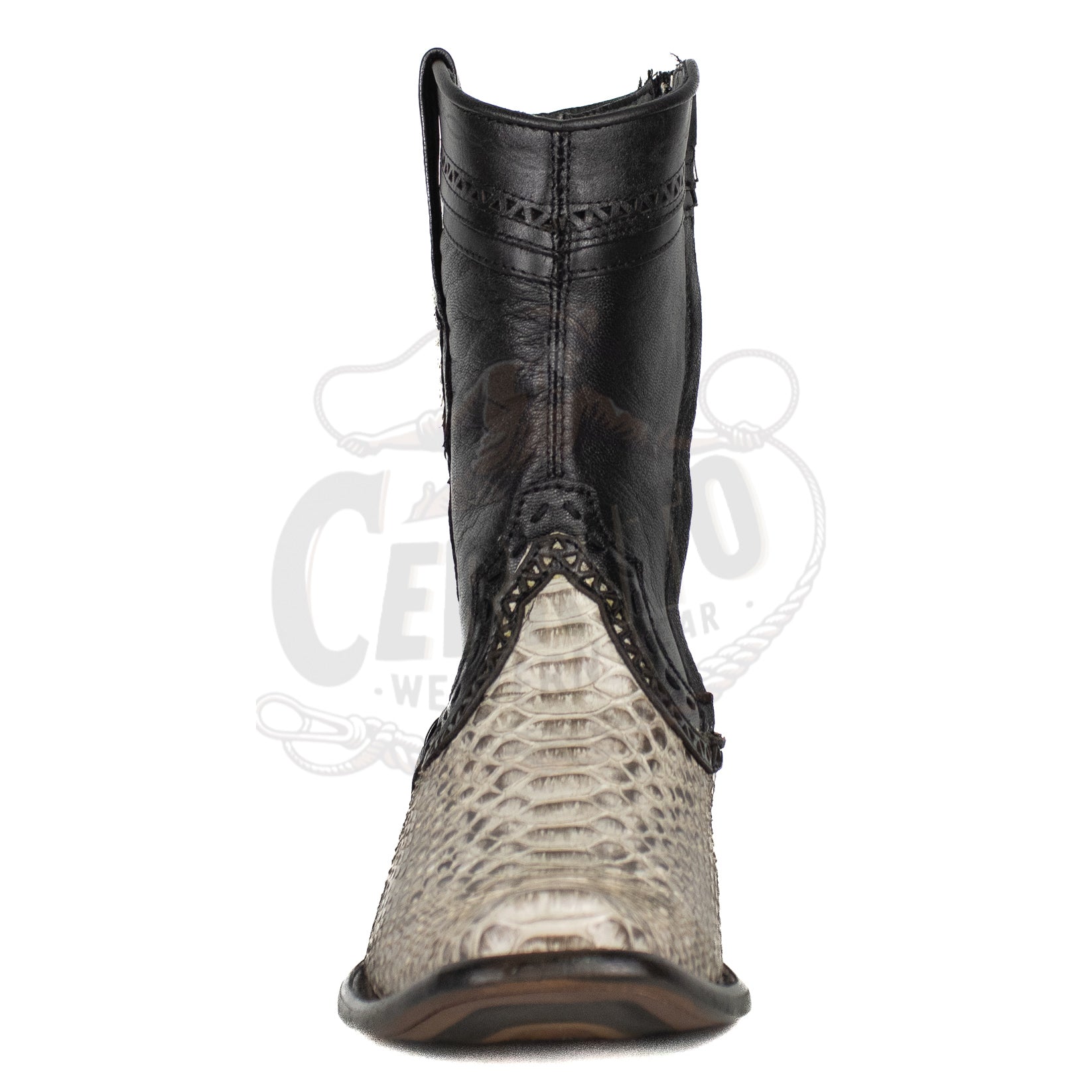 Wild West MN Natural 79B5749 Python Dubai Toe Short Boot