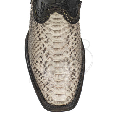 Wild West MN Natural 79B5749 Python Dubai Toe Short Boot