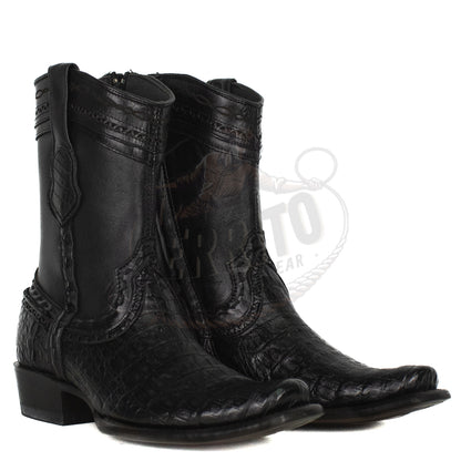 Wild West Men Caiman Black 7988205 Dubai Toe Short Boot
