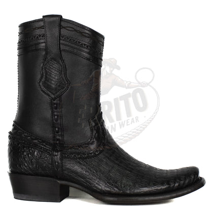 Wild West Men Caiman Black 7988205 Dubai Toe Short Boot