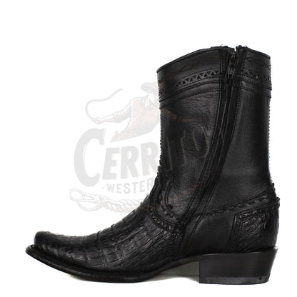 Wild West Men Caiman Black 7988205 Dubai Toe Short Boot