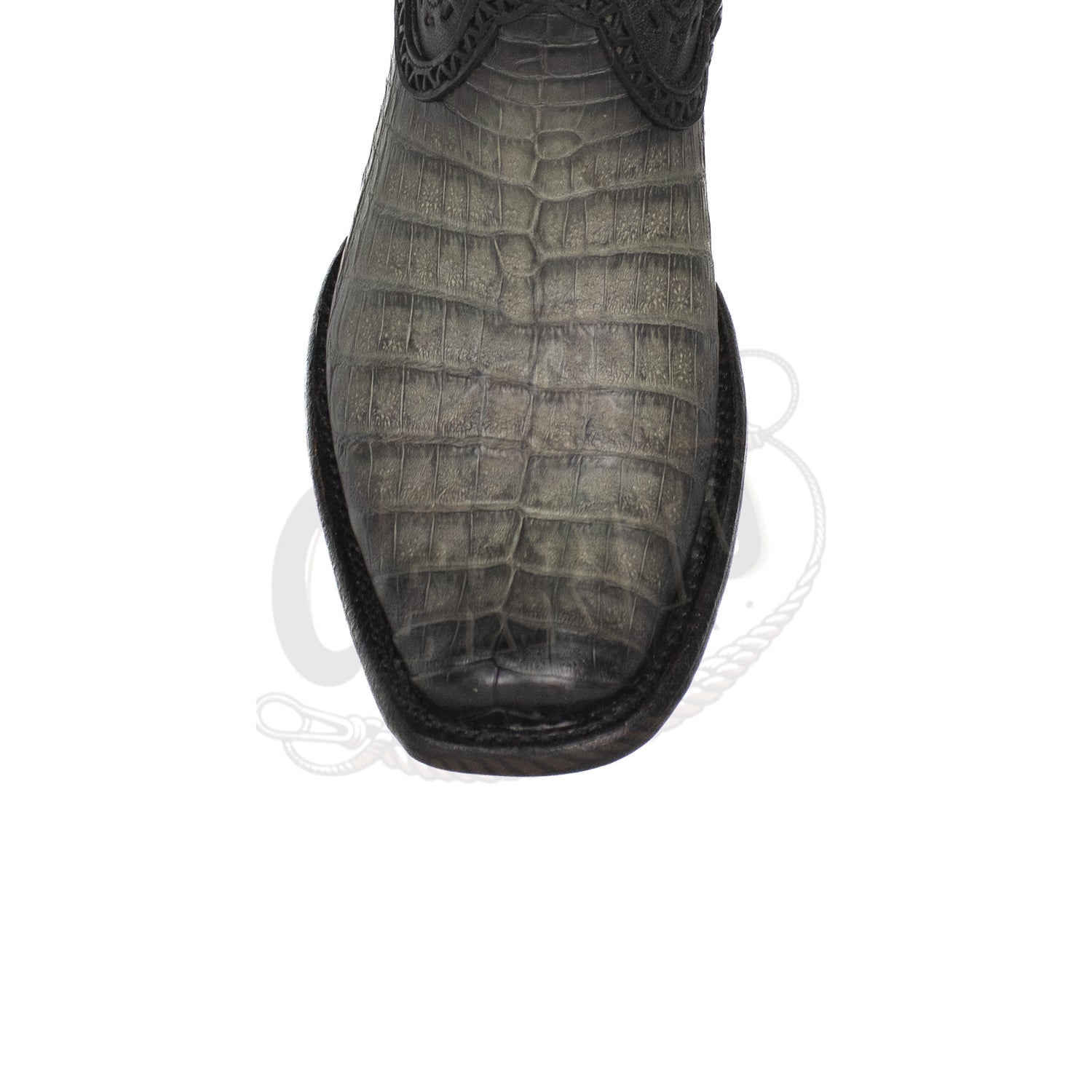 Wild West Men Caiman Faded Gray 79B8238 Dubai Toe Short Boot