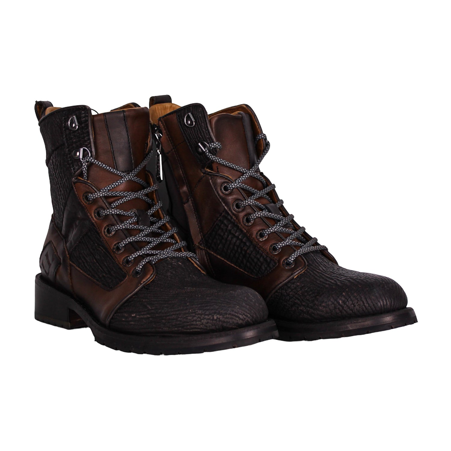 Cuadra Men Shark 3V05TI Black Military Shoe
