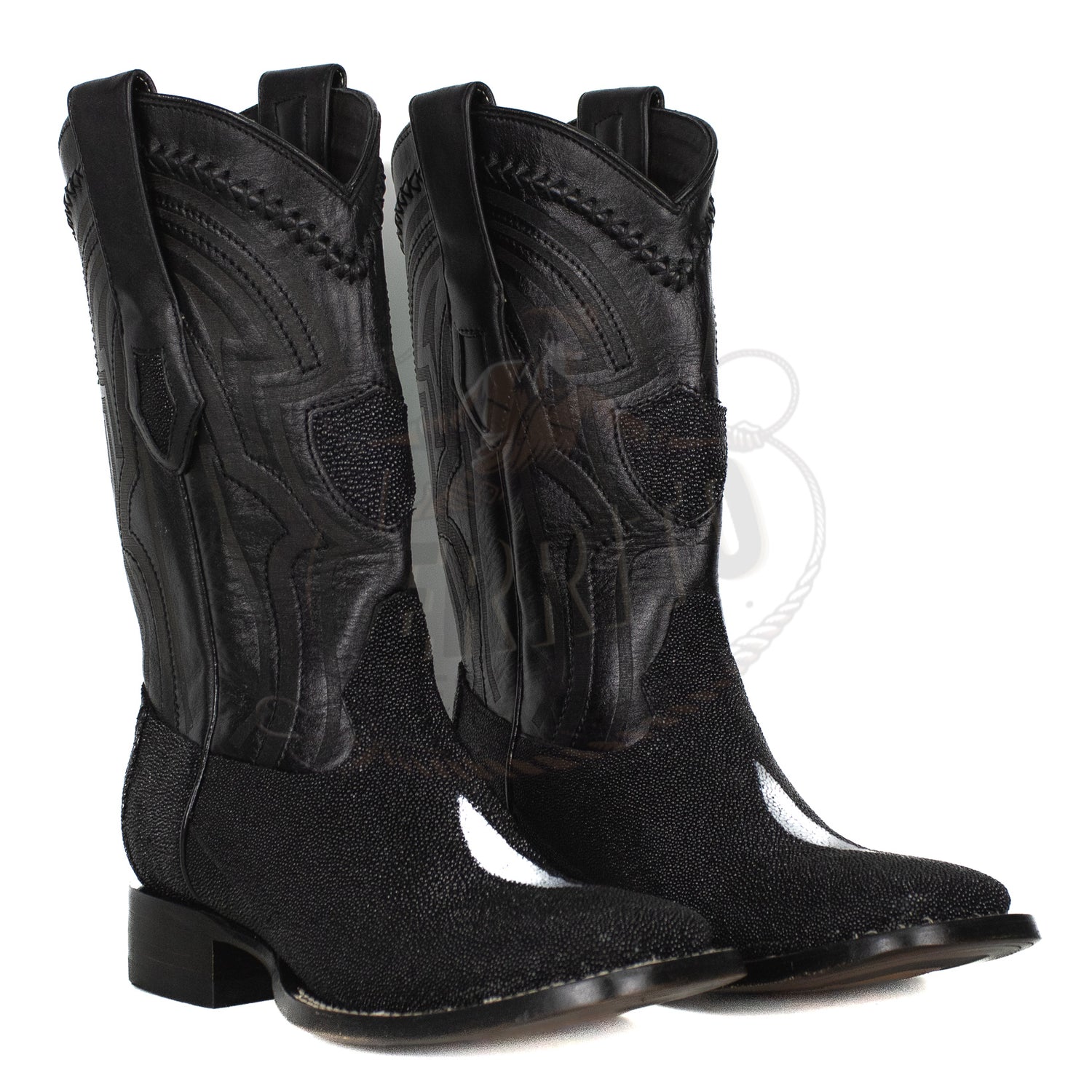 Wild West Men 824L1205 Black Stingray Singlestone Boot