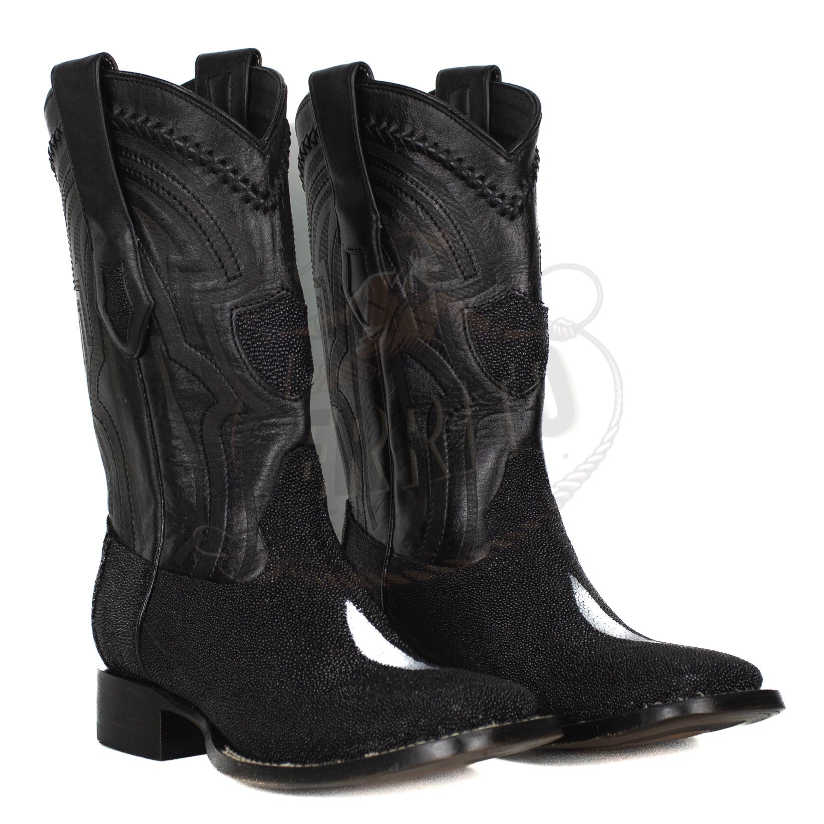Wild West Men 824L1205 Black Stingray Singlestone Boot
