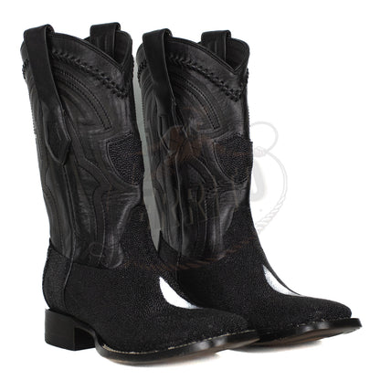 Wild West Men 824L1205 Black Stingray Singlestone Boot