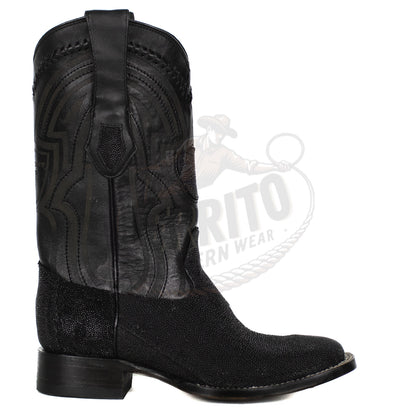 Wild West Men 824L1205 Black Stingray Singlestone Boot