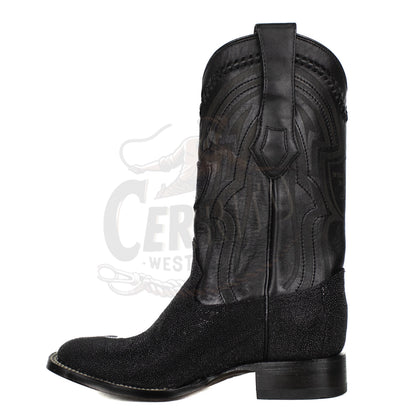 Wild West Men 824L1205 Black Stingray Singlestone Boot