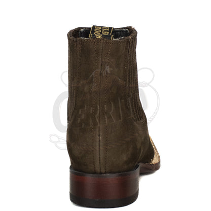 Wild West Men Nobuck Tabacco 82BM6359 Ankle Boot