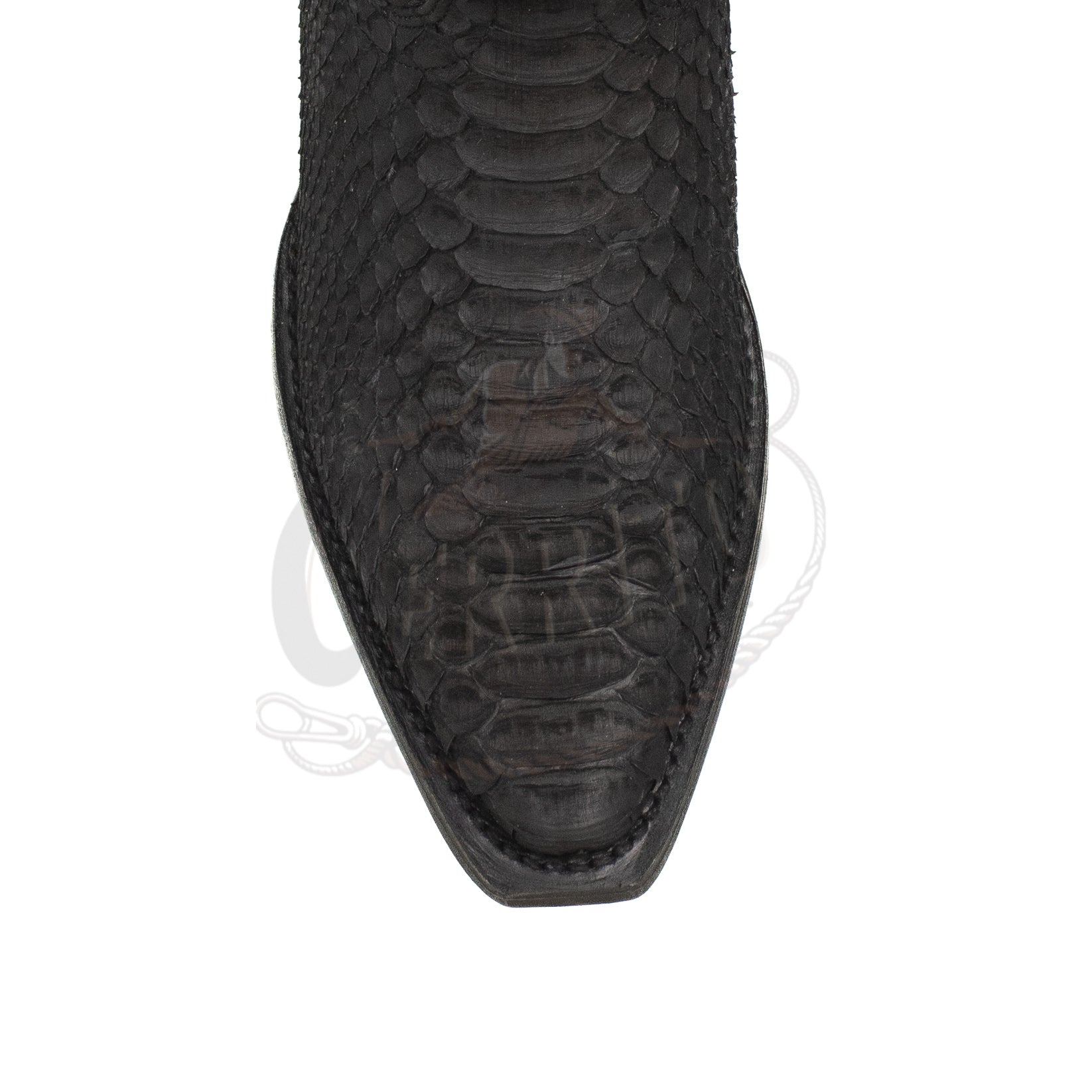 Wild West MN Python Snip Toe Boot 94LIN5705 Nobuck Black