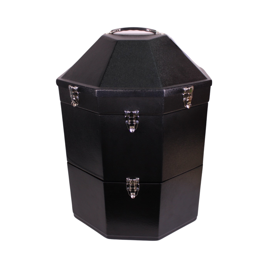 Triple Plastic Black Hat Carrier