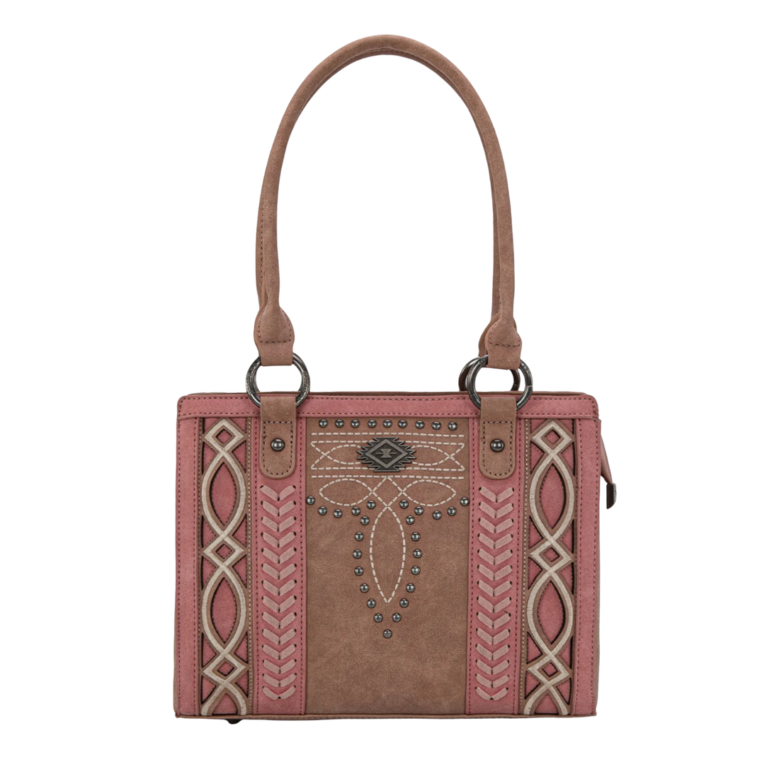 Montana West WMN Cut-Out Embroidered Concealed Carry Tote MW1325G-8317PK
