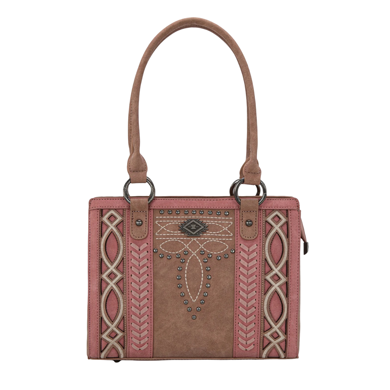 Montana West WMN Cut-Out Embroidered Concealed Carry Tote MW1325G-8317PK