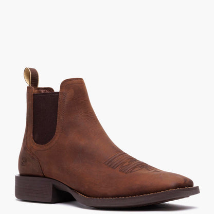 Durango Men Distressed Brown Dress Ankle Boot DDB0533