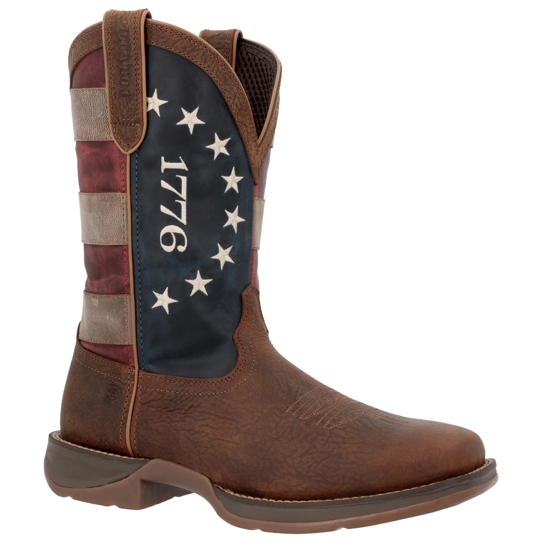 Durango Men Rebel America 250 Flag Western Boot DDB0566