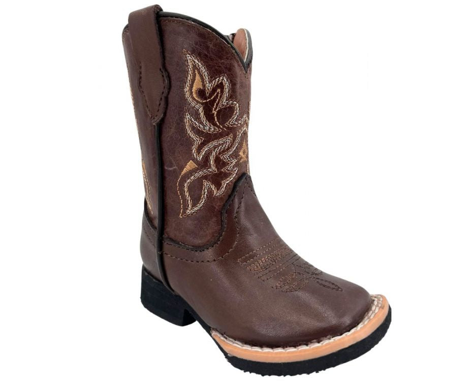 Tanner Mark Infant Brown w/Brown Zip Boot TMI200654