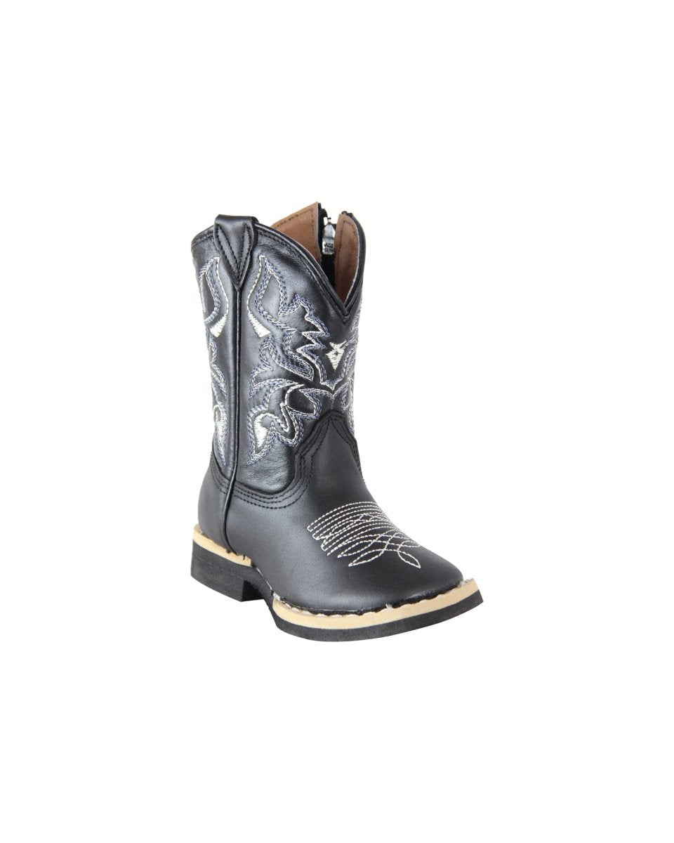 Tanner Mark Infant Black w/Black Zip Boot TMI200645