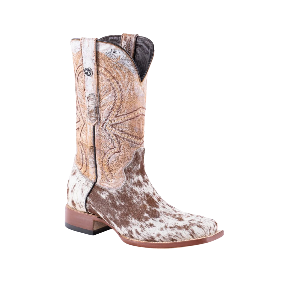 Tanner Mark MN Honey &amp; White Hair on Cowhide TM205580