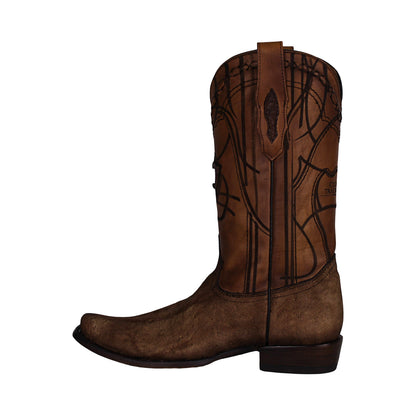 Cuadra Men Elephant 1J1NEL Dusty Arena Narrow Square Toe Boot